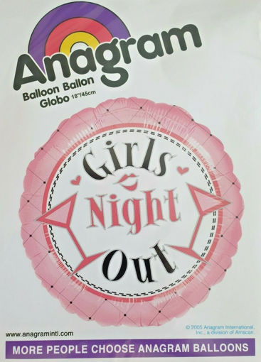 Picture of FOIL BALLOON GIRLS NIGHT OUT 17INCH